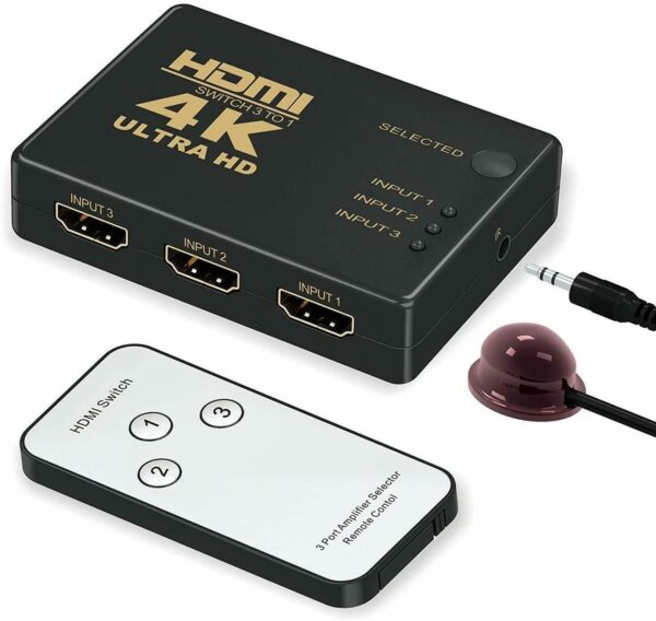 HDMI Switch 4K Intelligent 3-Port HDMI Switcher - Image 2