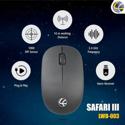 Lapcare Safari III Wireless Mouse