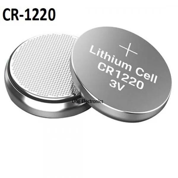 Battery Lithium 1220 DVR | Micro Lithium Cell Battery for Dvr, Watch & Medical Devices (Pack Of 100)