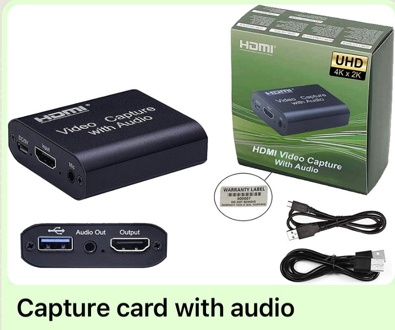 HDMI CAPTURE CARD WITH AUDIO