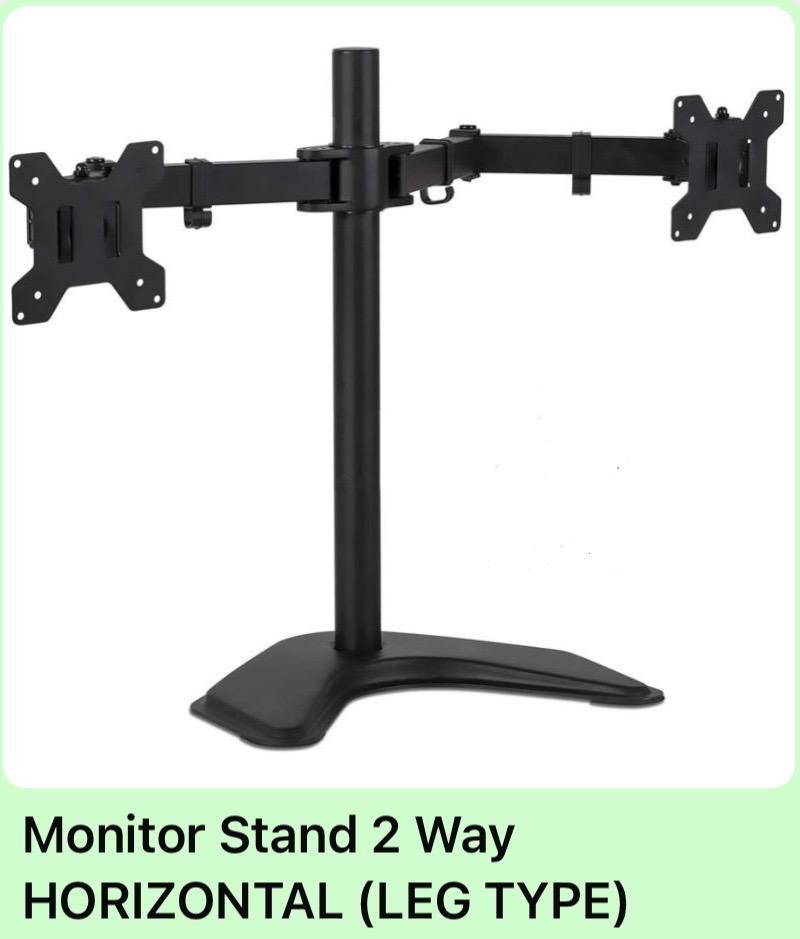 MONITOR STAND 2 WAY HORIZONTAL  ( LEG TYPE)