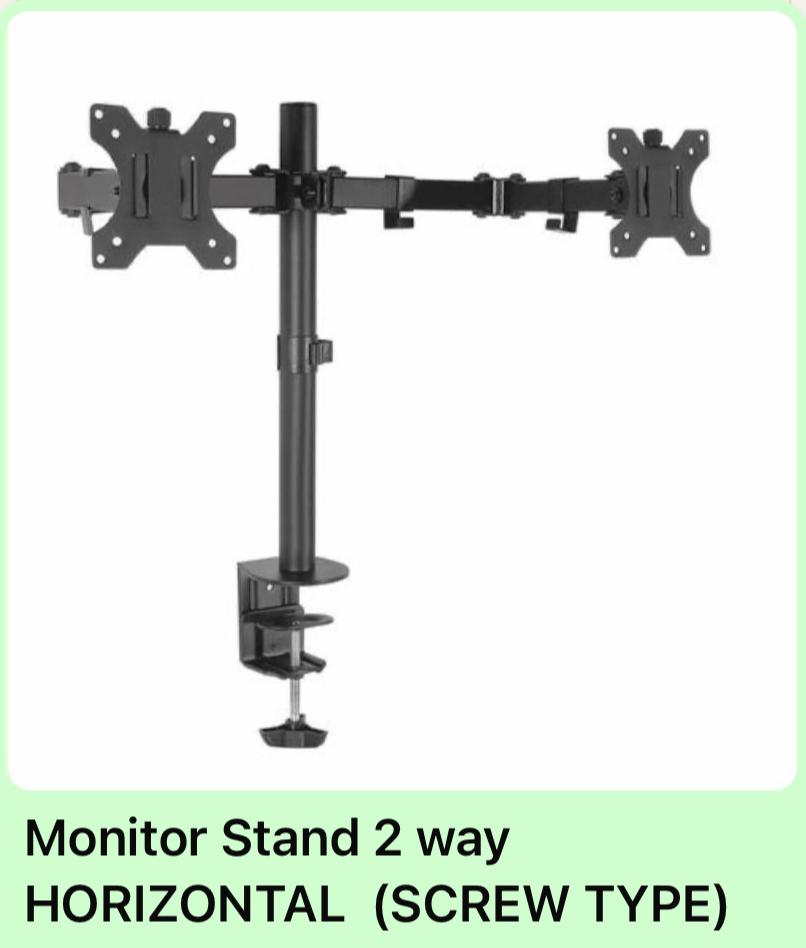 MONITOR STAND 2 WAY HORIZONTAL  ( SCREW TYPE)