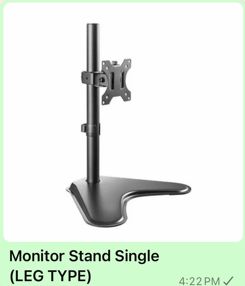 MONITOR STAND SINGLE ( LEG TYPE)