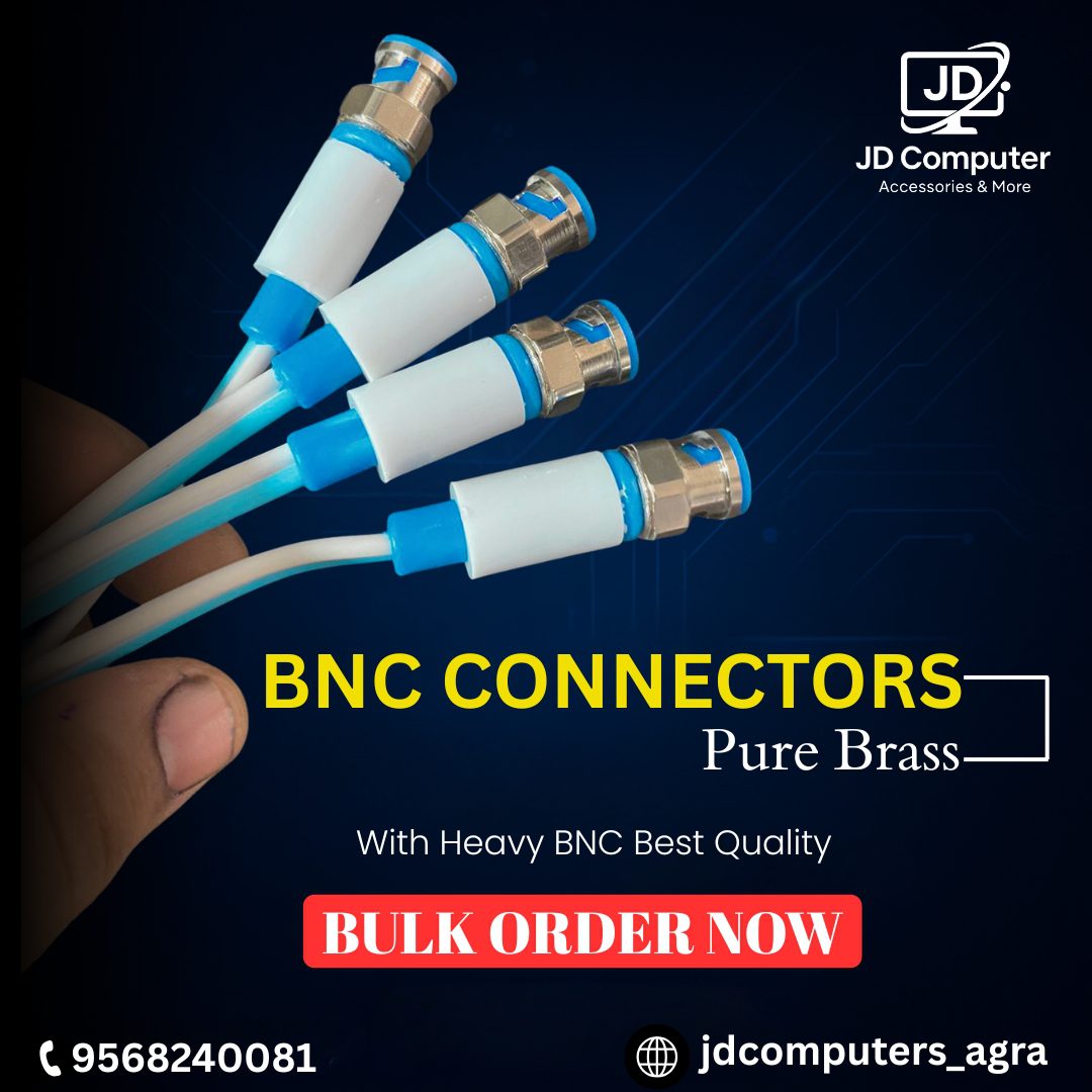 BNC BRASS BLUE CONNECTOR - Image 2