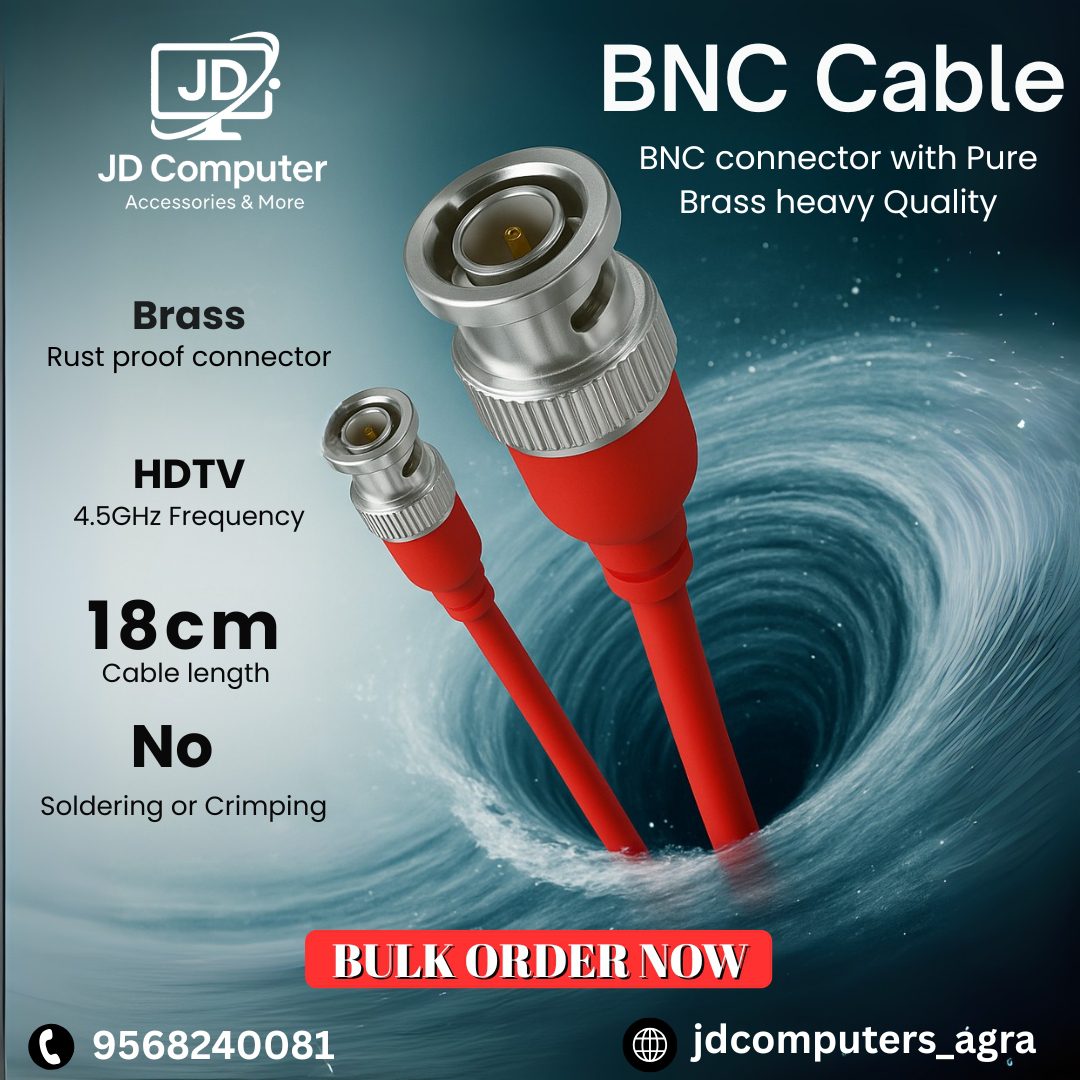 BNC BRASS RED CONNECTOR