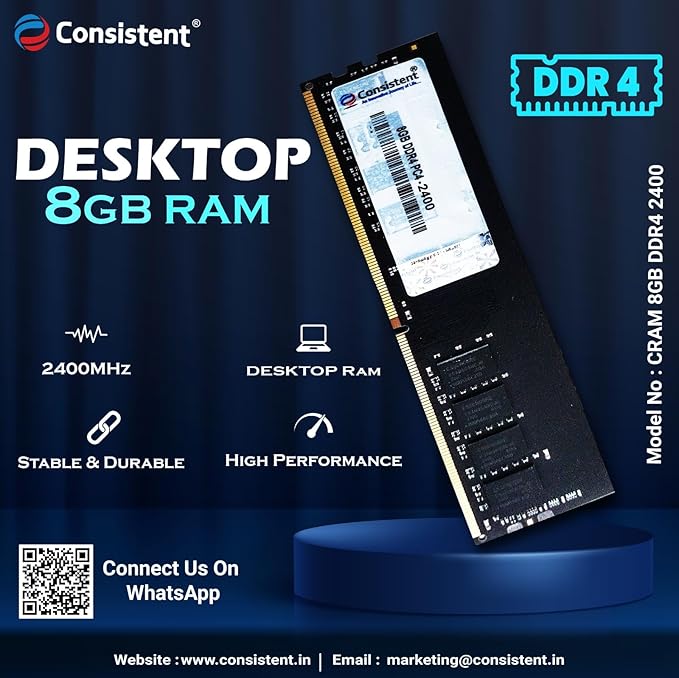 CONSISTENT 8 GB DDR4 RAM