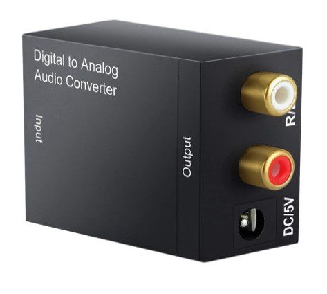 DIGITAL TO ANALOG WITH ADAPTOR