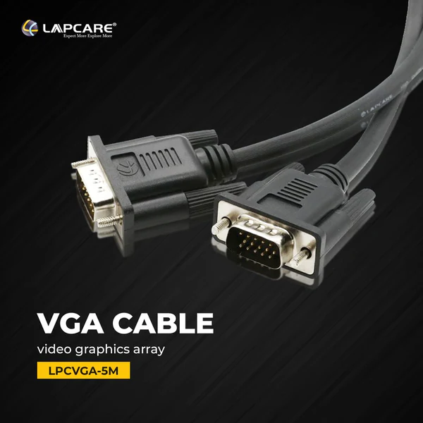 LAPCARE PREMIUM VGA CABLE 5 MTR