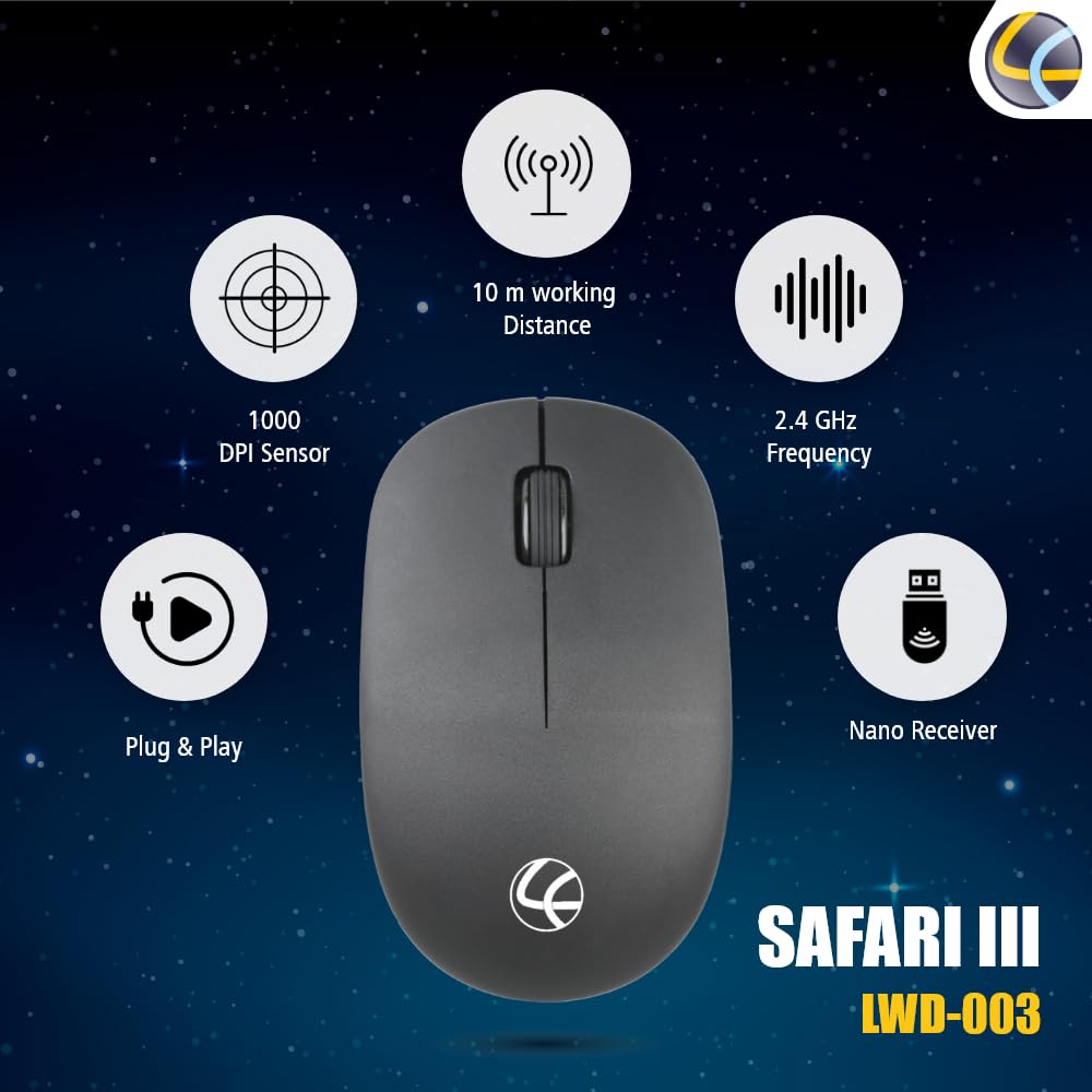 LAPCARE SAFARI - III WIRELESS MOUSE - Image 2