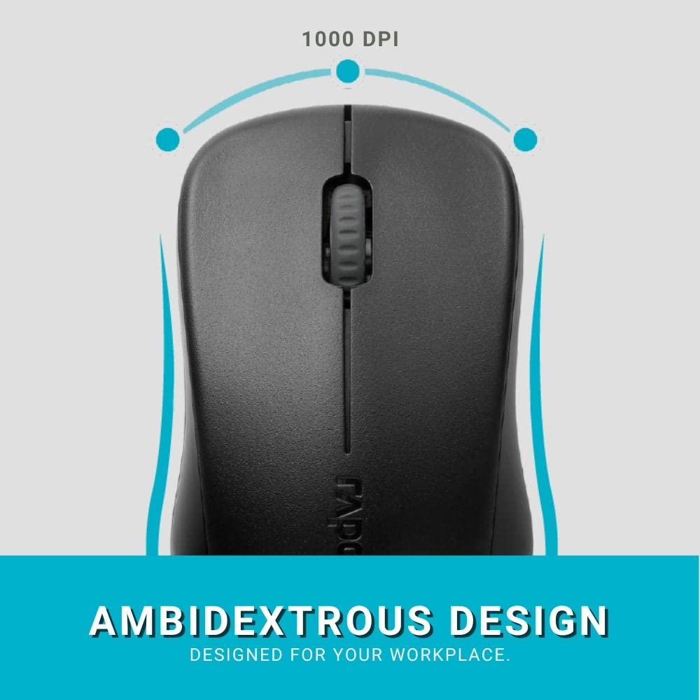RAPOO 1620 WIRELESS MOUSE - Image 5