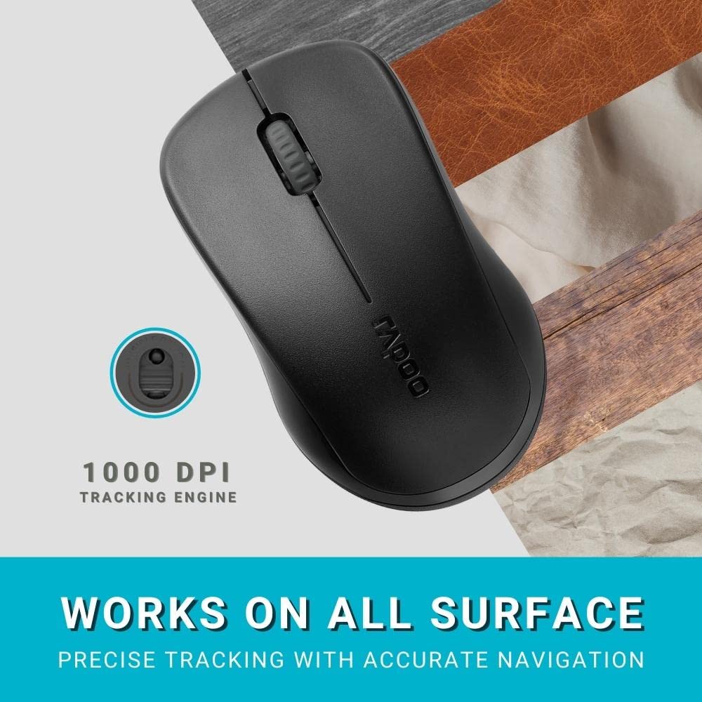 RAPOO 1620 WIRELESS MOUSE - Image 3