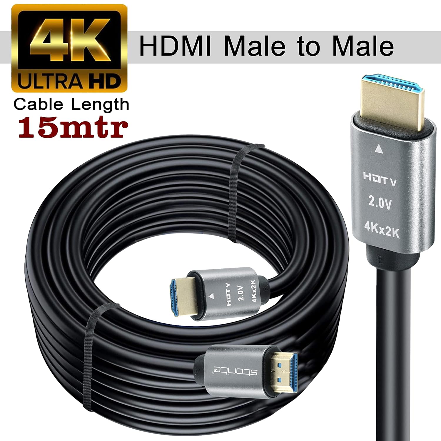 4K PREMIUM HDMI CABLE 15MTR - Image 2