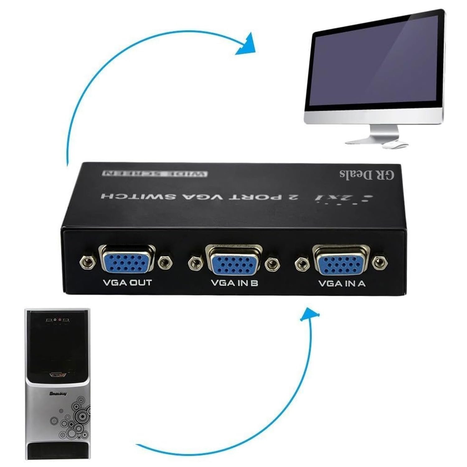 PRINTER SHARING VGA SWITCH 2 PORT - Image 8