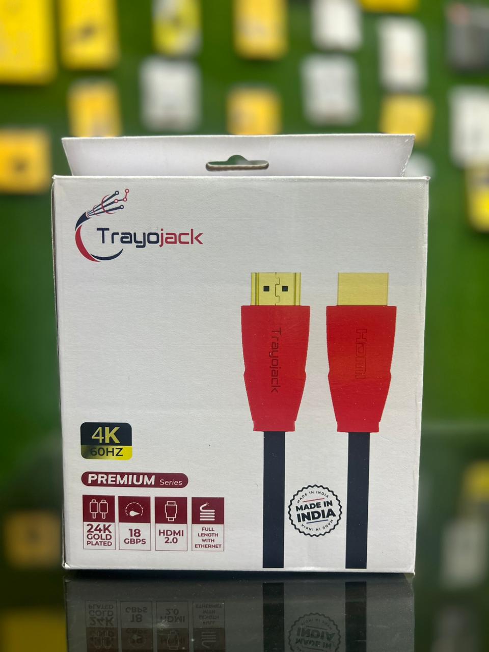 TRAYOJACK 4K HDMI CABLE 1.5MTR