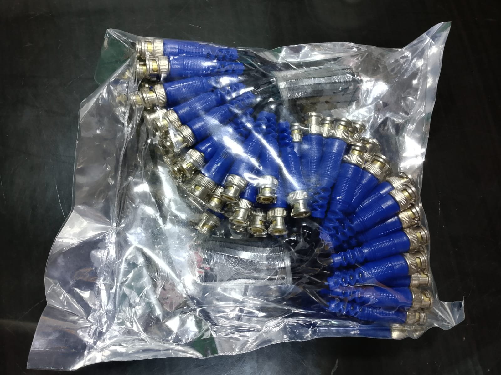 BNC CONNECTOR BLUE
